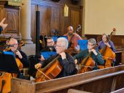 Cellos and double basses